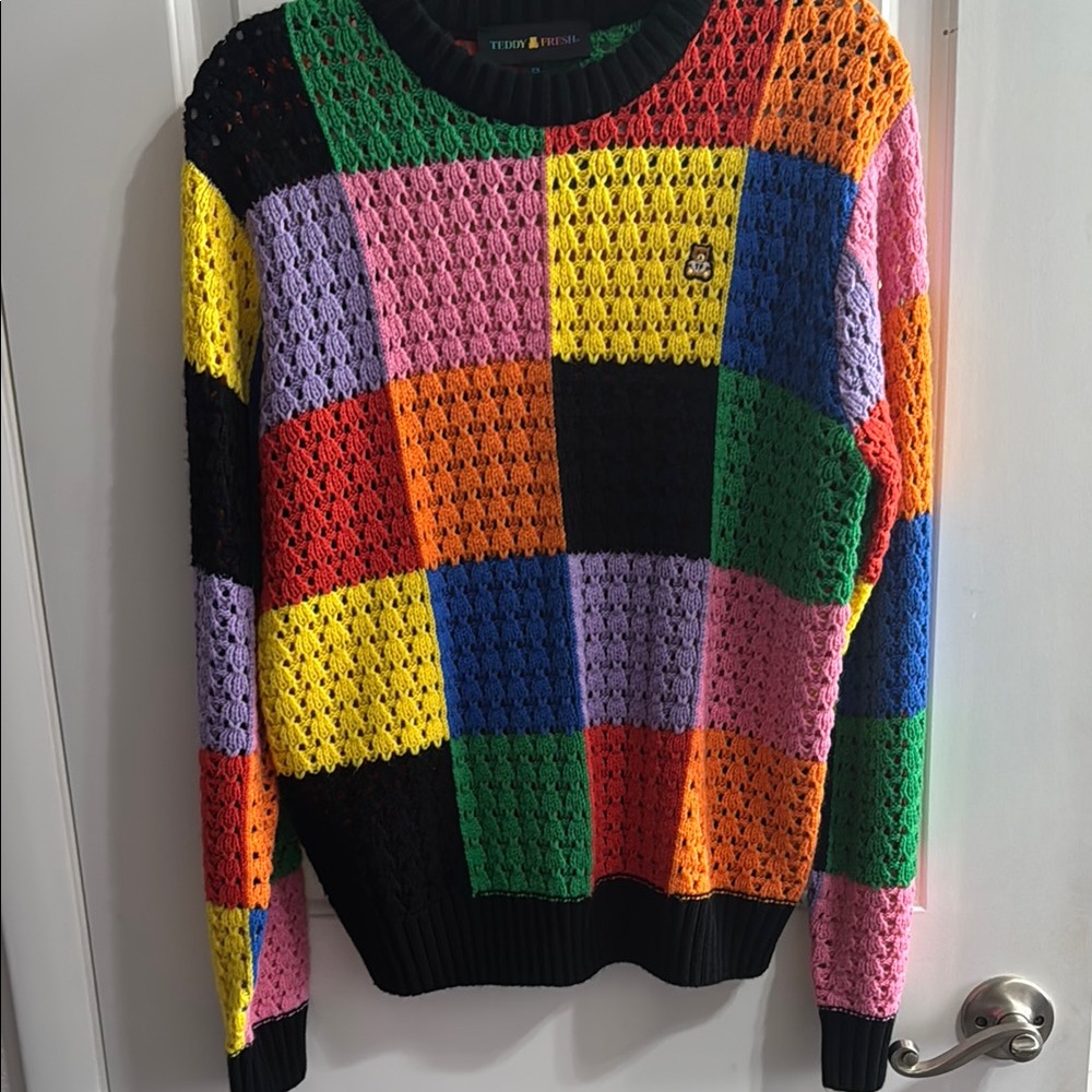Colorful Patchwork Sweater